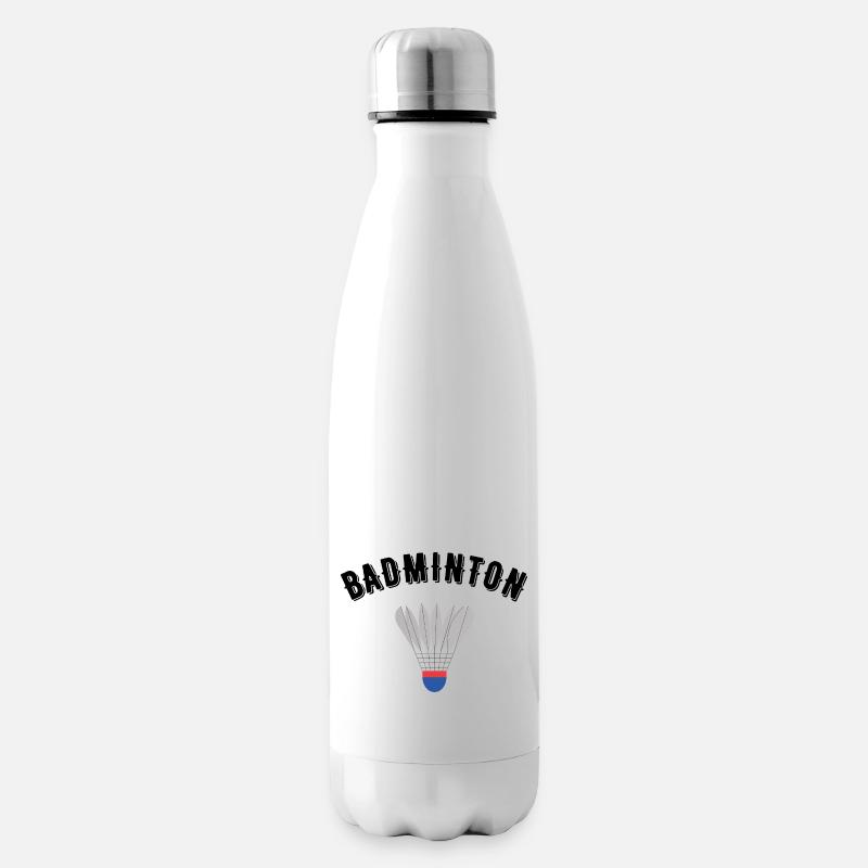 badminton - Bouteille isotherme - blanc
