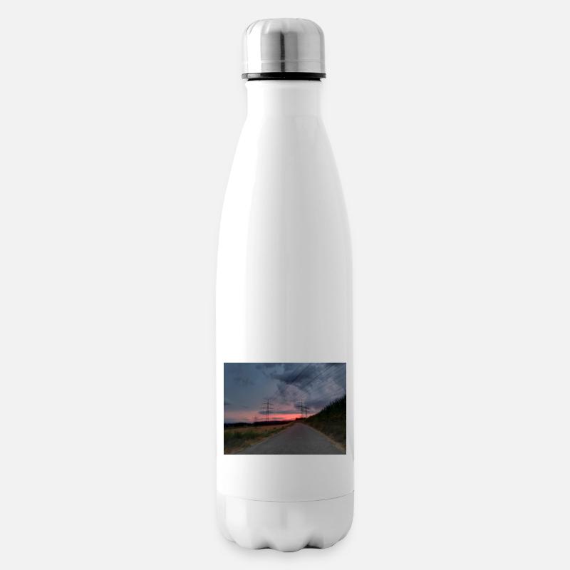 Abendsonne - Isolierflasche - Weiß
