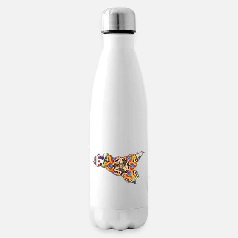 Sicile Majolica - Bouteille isotherme - blanc
