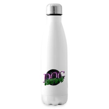 Dog Pet Golden Retriever Animal Shelter - Insulated Water Bottle - white - Right