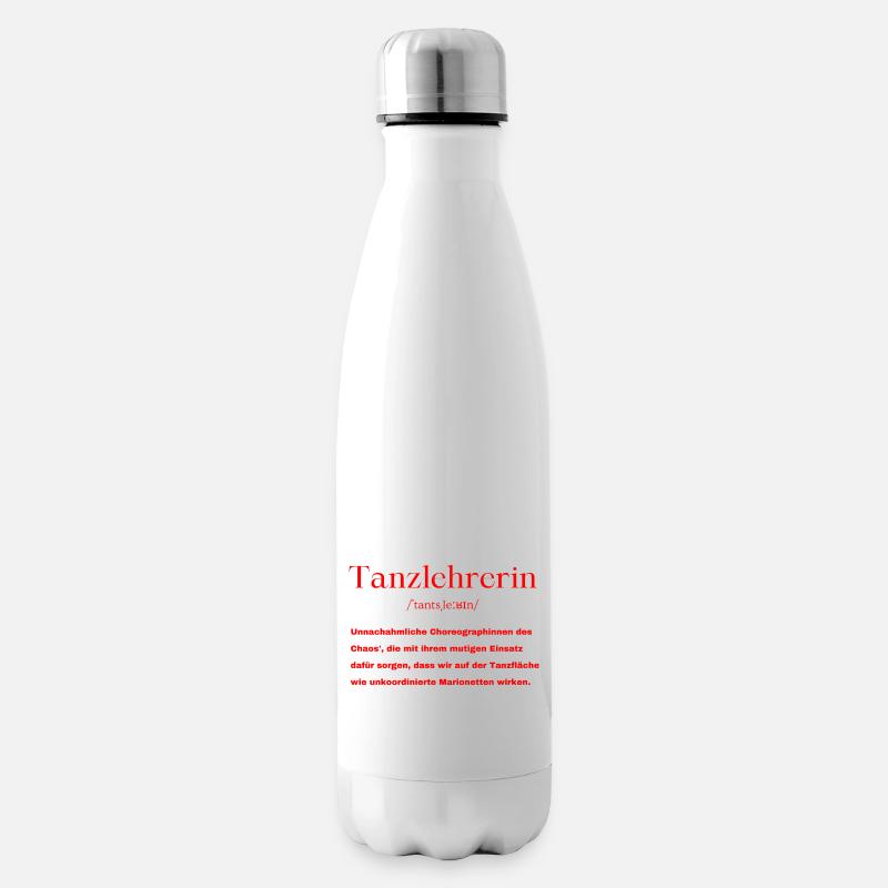 Tanzlehrerin Definition - Isolierflasche - Weiß