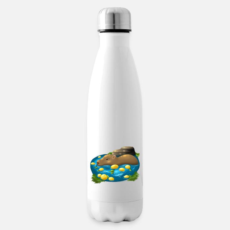 Capybara - Isolierflasche - Weiß