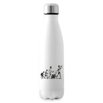 Die Evolution des Bieres - Isolierflasche - Weiß - Rechts