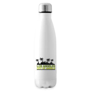 Ligne d’horizon de Los Angeles - Bouteille isotherme - blanc - Droite