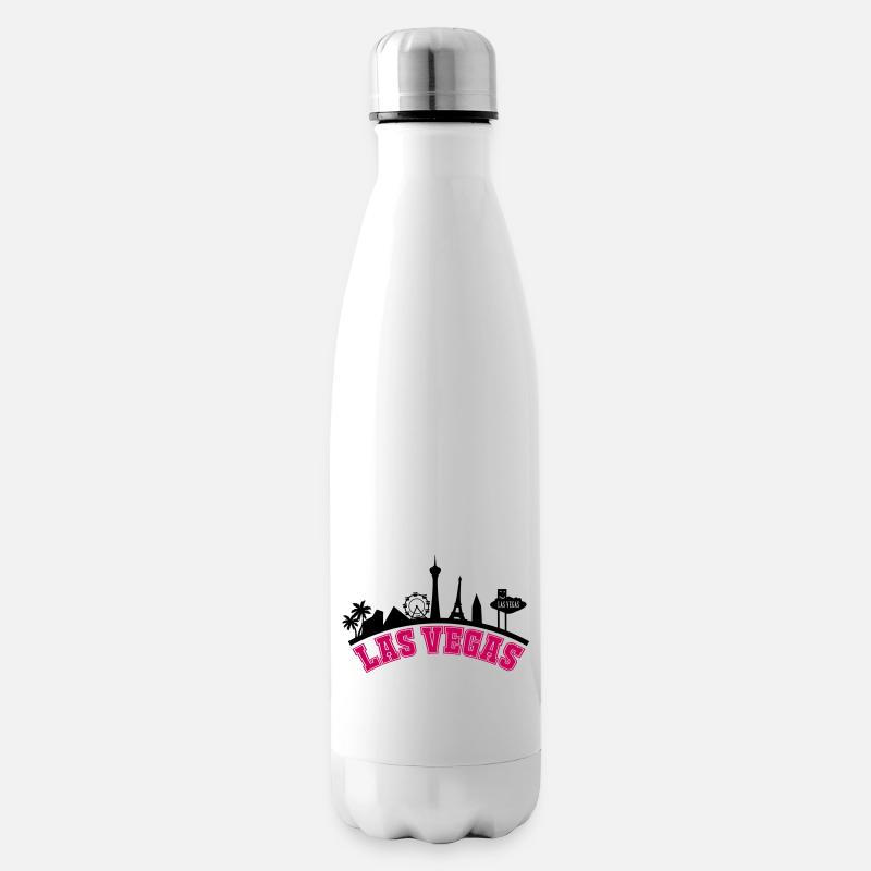 las vegas skyline - Isolierflasche - Weiß