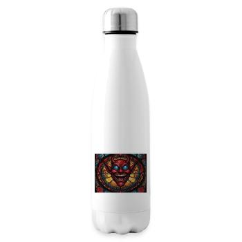 Diable à tête rouge - Bouteille isotherme - blanc - Droite