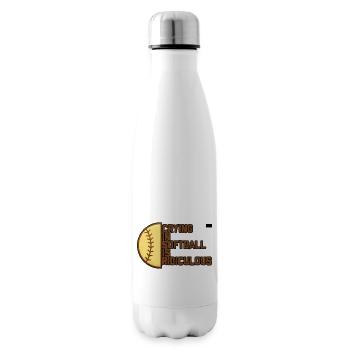 Crying In Softball Is Ridiculous 4 - Insulated Water Bottle - white - Right