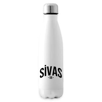 Sivas 58 Türkei Turkiye Geschenk Urlaub TR Türk - Isolierflasche - Weiß - Rechts