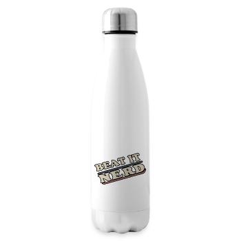 Battez-le Nerd 18 - Bouteille isotherme - blanc - Droite