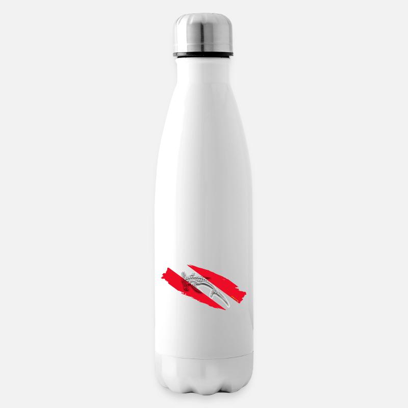 Plongée Shark - Bouteille isotherme - blanc