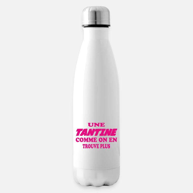 UNE TANTINE COMME ON EN TROUVE PLUS - Bouteille isotherme - blanc