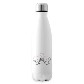 elephant love - Isolierflasche - Weiß - Rechts