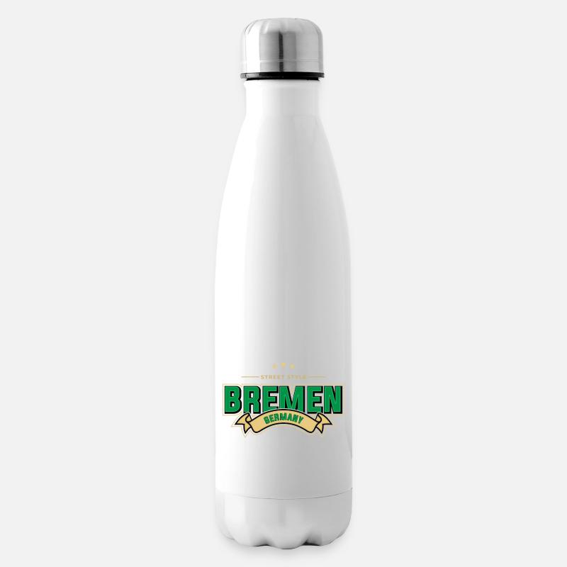 Bremen - Isolierflasche - Weiß