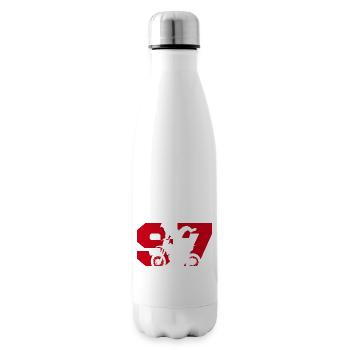 Moto 97 motard - Bouteille isotherme - blanc - Droite