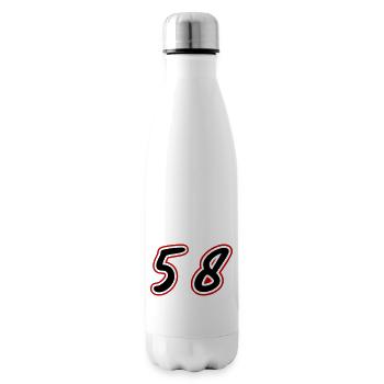 58 Number Symbol - Insulated Water Bottle - white - Right