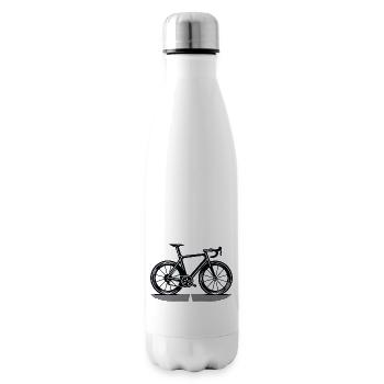 Rennrad - Isolierflasche - Weiß - Rechts