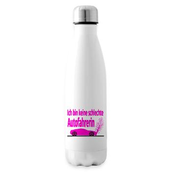 Auto - Isolierflasche - Weiß - Rechts