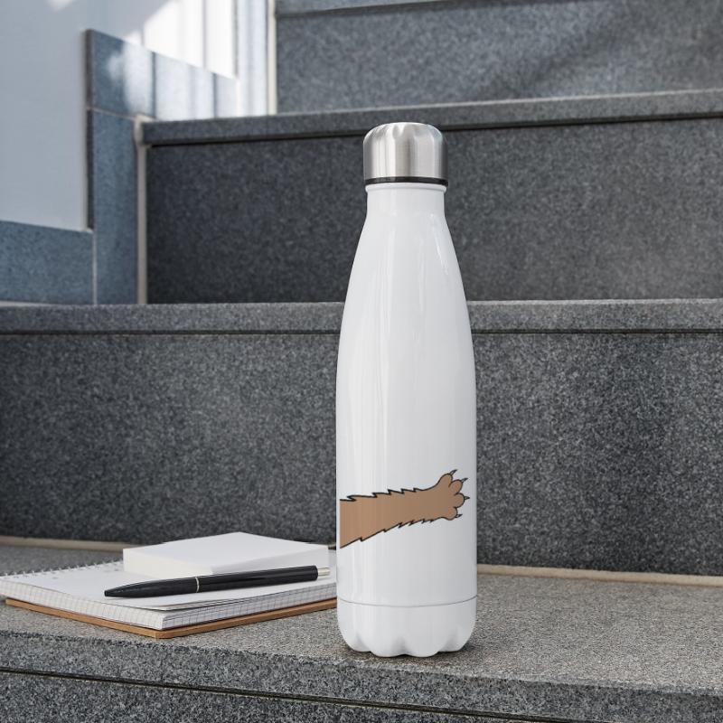 Cats, claws, paws, paws, sharp claws, scratching Insulated Water Bottle