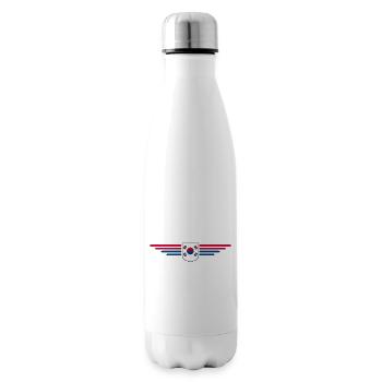 J’aime la Corée du Sud Design T-shirt Outfit - Bouteille isotherme - blanc - Droite