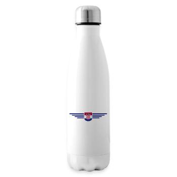 Ich liebe Kroatien, Eleganz Stil Design T-Shirt - Isolierflasche - Weiß - Rechts