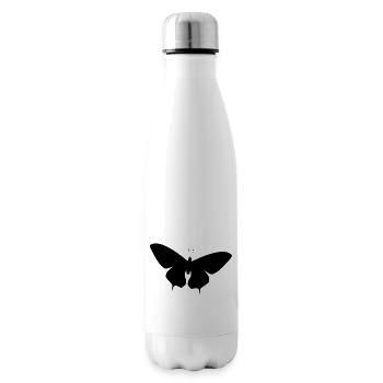 Unique Butterfly T Shirt Design - Insulated Water Bottle - white - Right