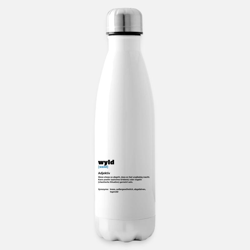 Wyld – So wild wie du - Isolierflasche - Weiß