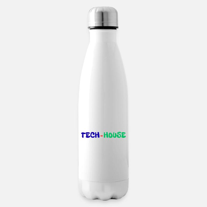 Tech House - Isolierflasche - Weiß