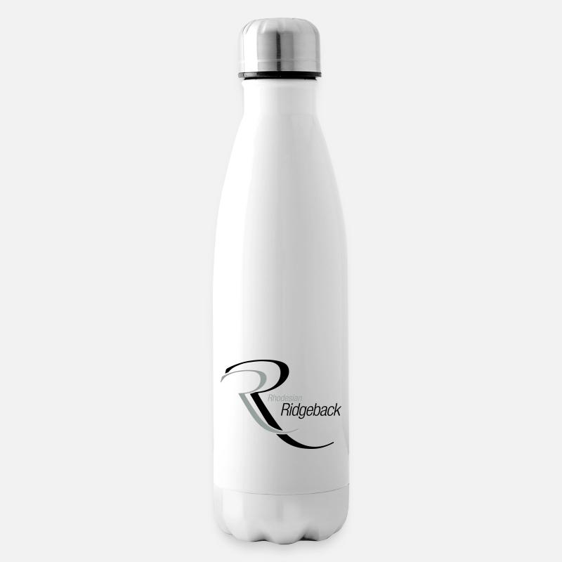 RR-Schriftzug-2 - Isolierflasche - Weiß