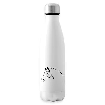 equitation - Bouteille isotherme - blanc - Droite