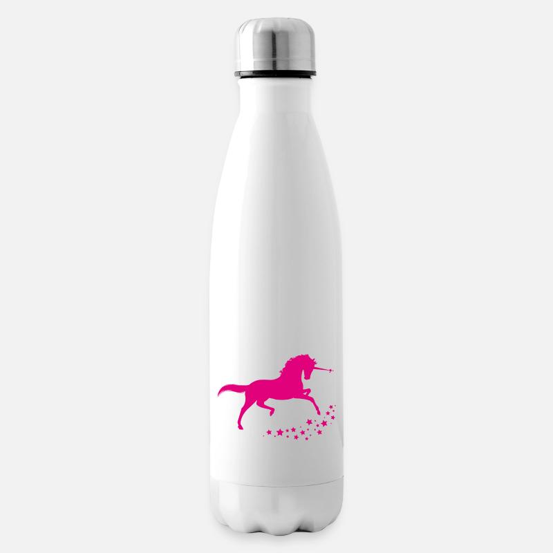 Einhorn - Isolierflasche - Weiß