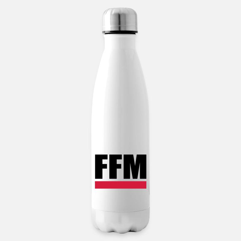 FFM - Frankfurt am Main - Isolierflasche - Weiß