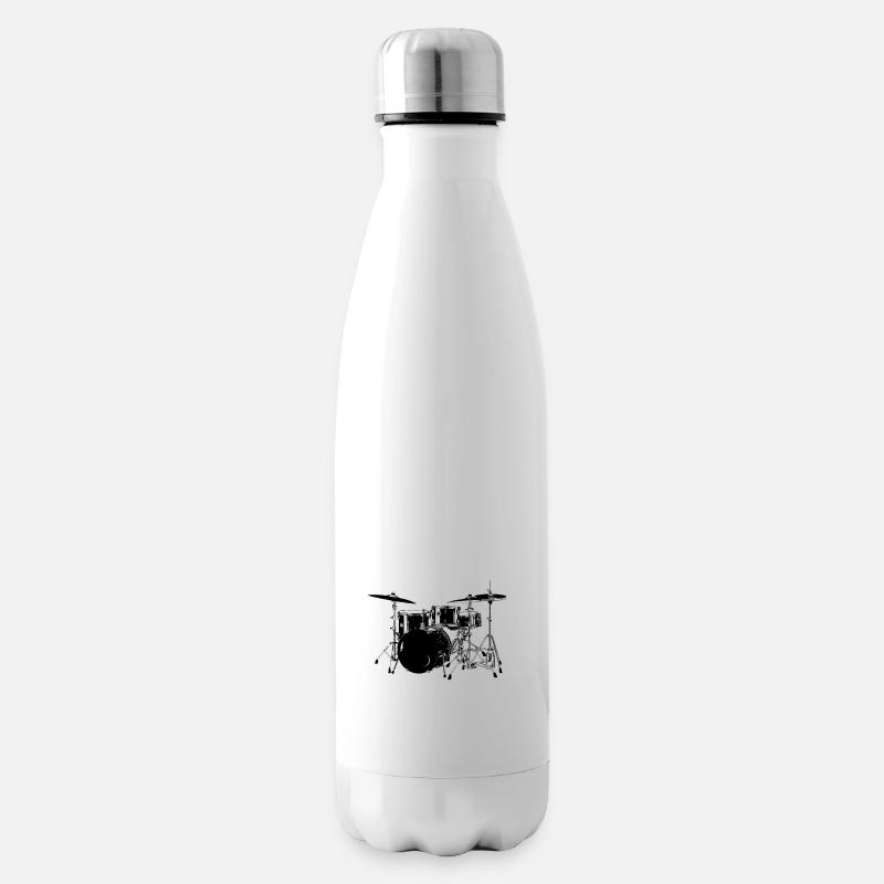 DRUM KIT - Insulated Water Bottle - white