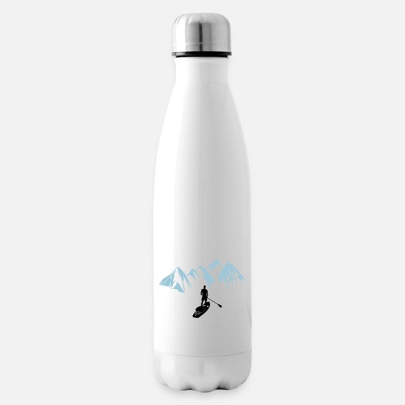 Stand Up Paddle - Berge & Touring Abenteuer SUP - Isolierflasche - Weiß
