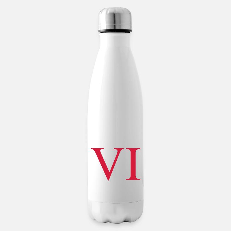 6 - Insulated Water Bottle - white