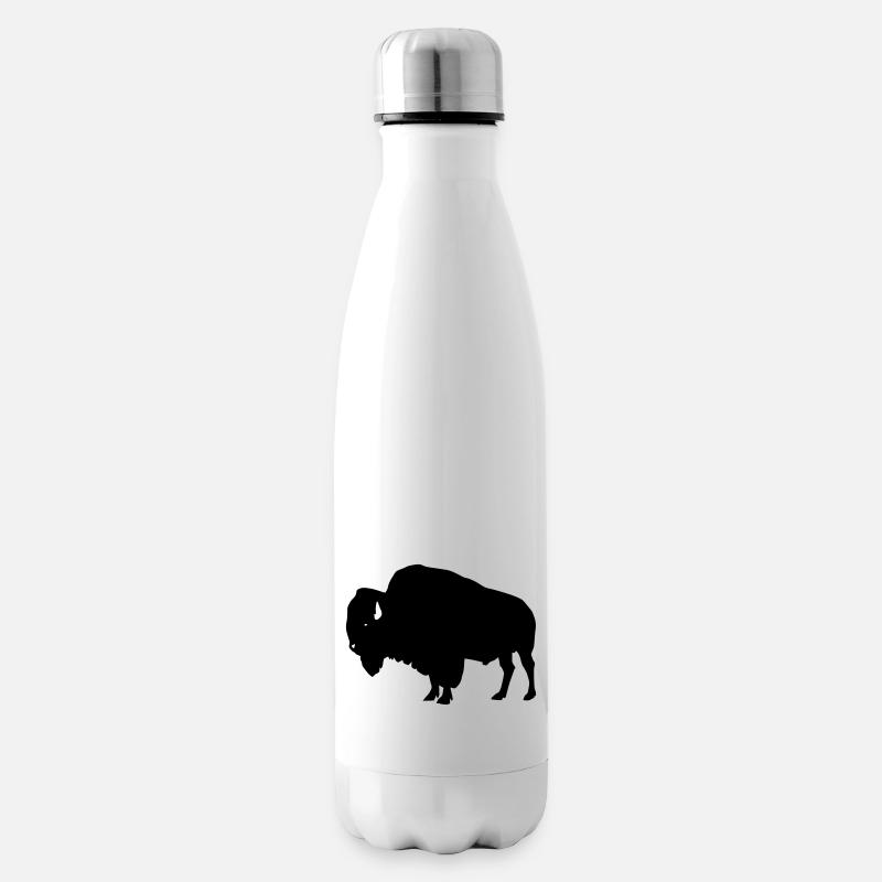 Bison - Bouteille isotherme - blanc
