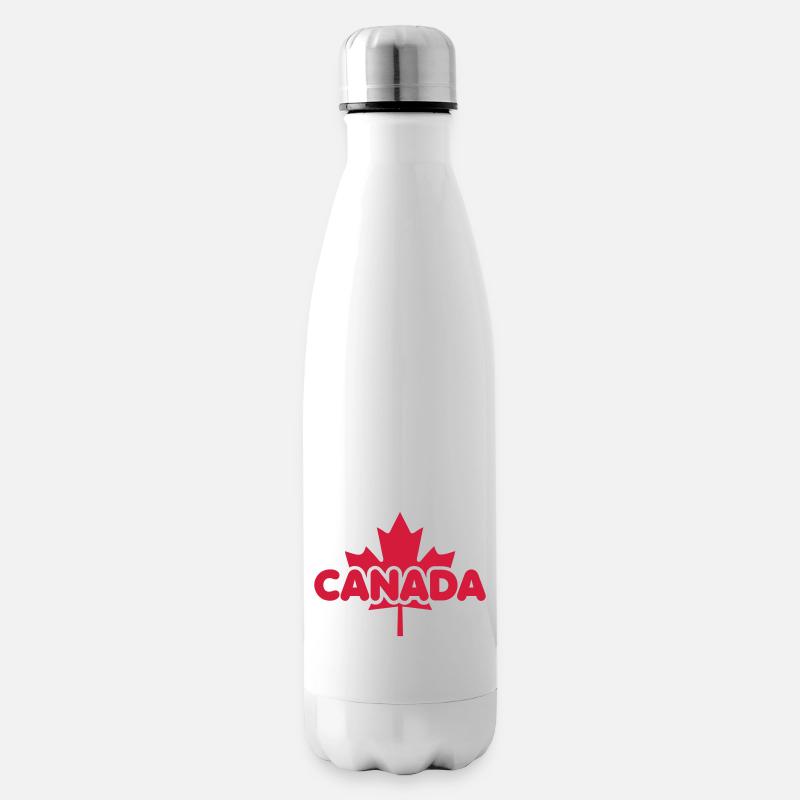 CANADA Maple Leaf - Insulated Water Bottle - white