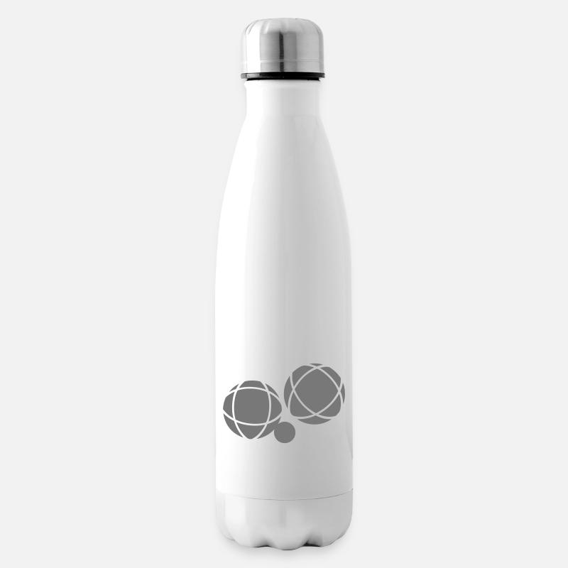 boule petanque cochonnet 506 - Bouteille isotherme - blanc