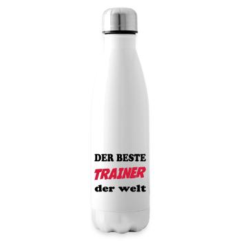 Der beste trainer der welt - Isolierflasche - Weiß - Rechts