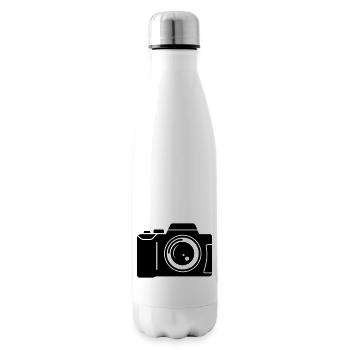 Caméra - Bouteille isotherme - blanc - Droite
