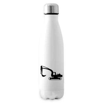 bagger - Isolierflasche - Weiß - Rechts