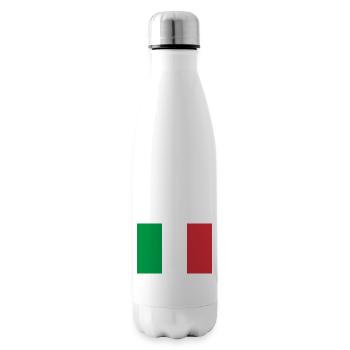 Drapeau italie - Bouteille isotherme - blanc - Droite