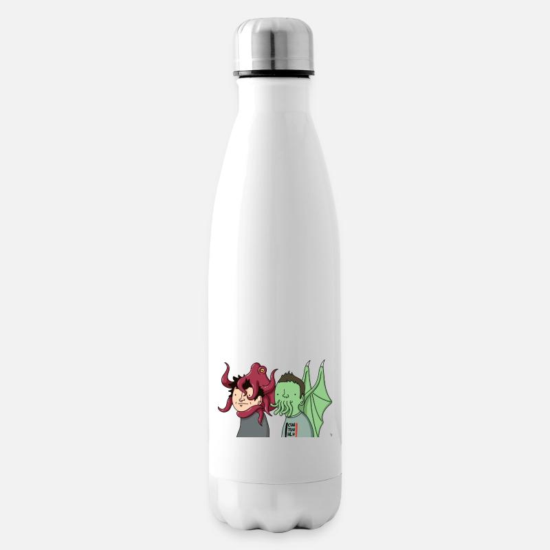 WANKTHULHU - Insulated Water Bottle - white
