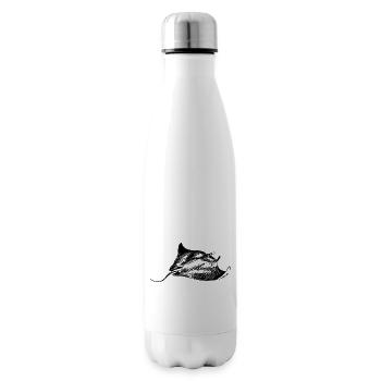 Manta Rochen Sealife - Bouteille isotherme - blanc - Droite