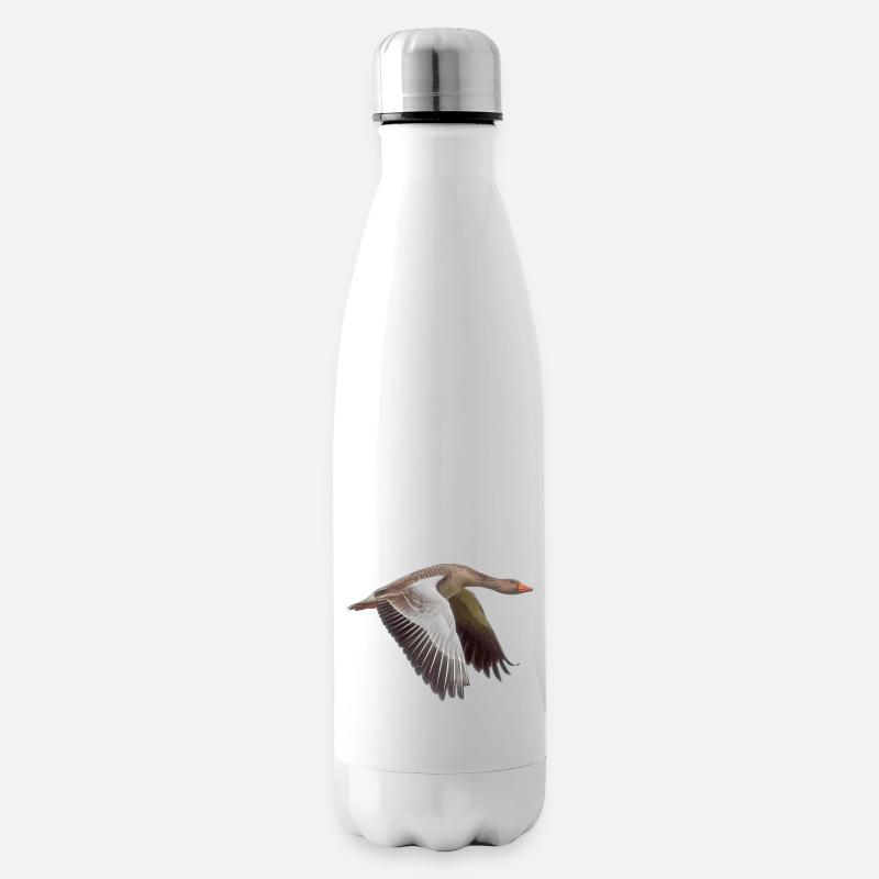 Gans - Isolierflasche - Weiß