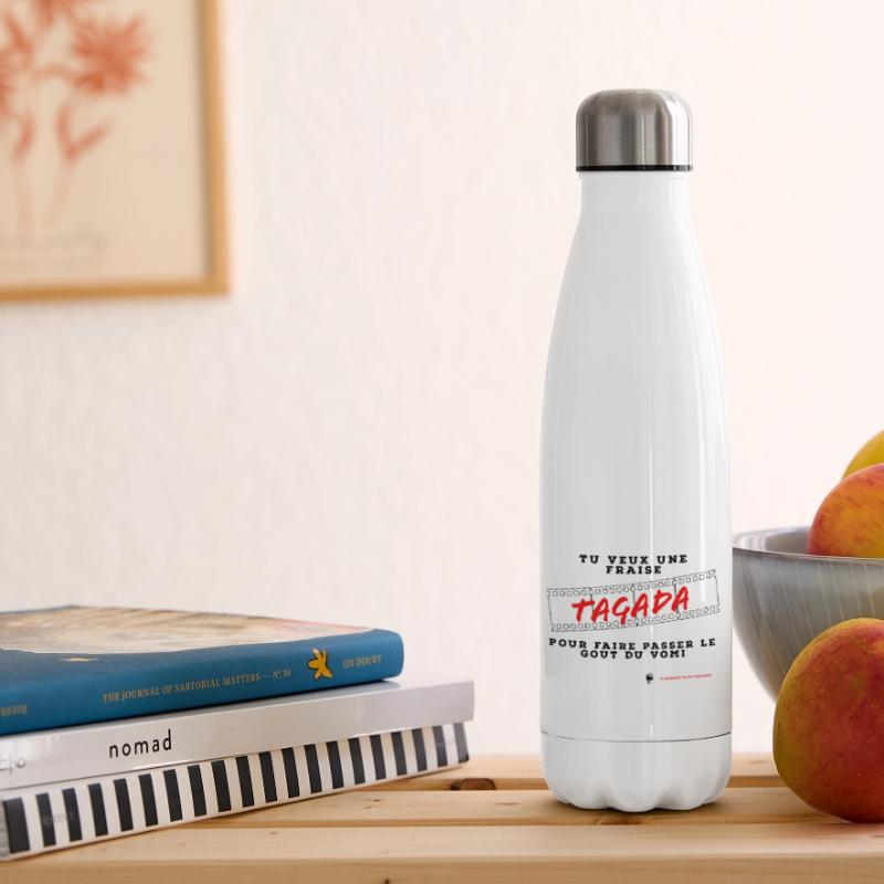 Sie wollen eine Tagada-Erdbeere... den Geschmack von Erbrochenem weitergeben Isolierflasche