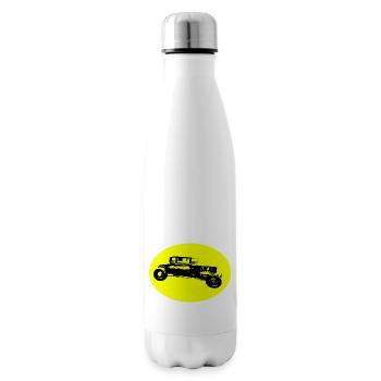 Car - Insulated Water Bottle - white - Right