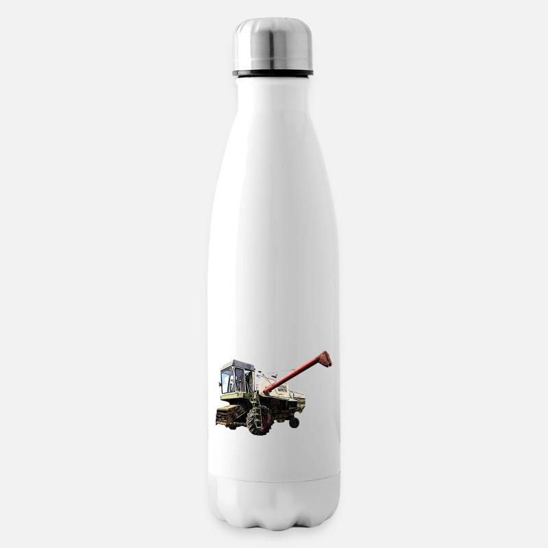 E512 Fortschritt Mähdrescher der DDR IFA - Isolierflasche - Weiß