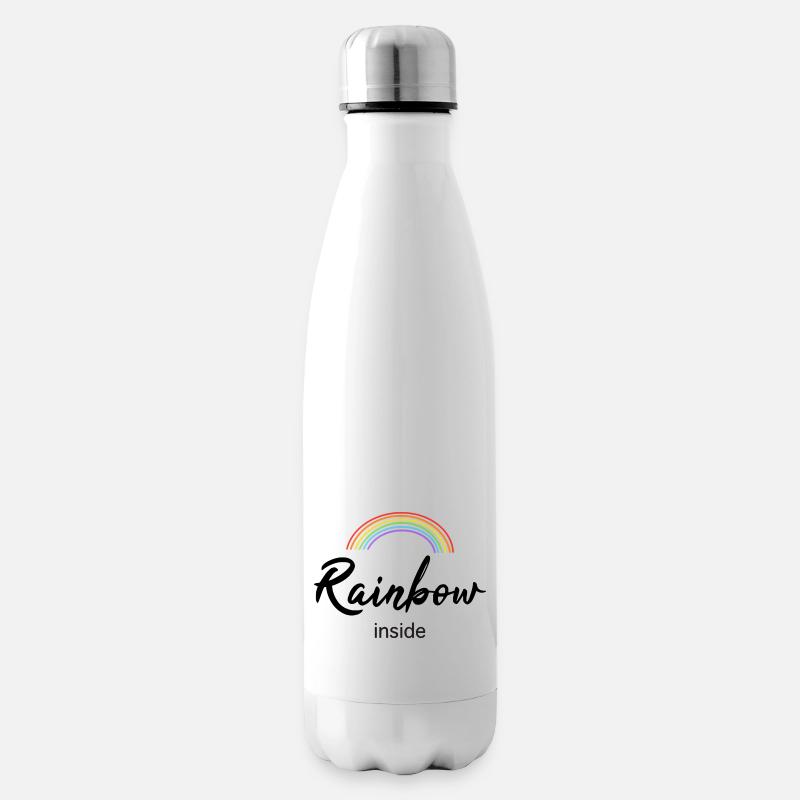 Rainbow inside - Isolierflasche - Weiß