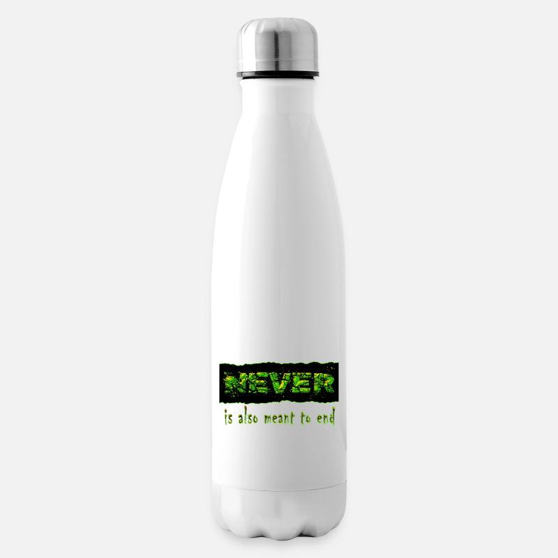Never Green - Bouteille isotherme - blanc