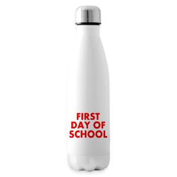 First day of school - Insulated Water Bottle - white - Right